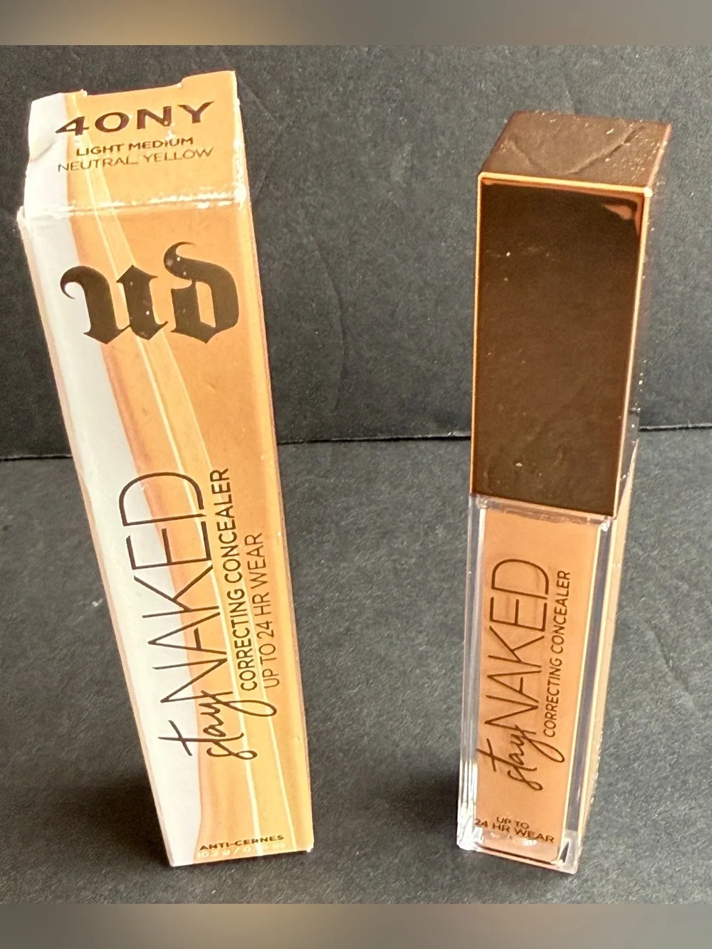 Urban Decay Stay Naked Correcting Concealer 40NY Light Medium Neutral Yellow NIB